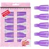 WeddHuis Set 10 Pezzi Clip Rimuovi Smalto, Strumento per Rimozione Gel Polish per Manicure UV, Clip Soak-Off, Cappucci per Nail Art