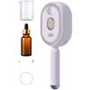 Generico Spazzola A Vapore | Pettine Portatile Ricaricabile Nutriente,pettine Per Massaggio Con Cuscino D'aria Con Spray Elettrico Per Donne,nano-spray. Volumizzante E Levigante