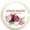 Generico Onion Biotin Shampoo Bar, 60g Cipolla Rosmarino Shampoo Saponetta, Profondità Nutriente Shampoos Biotina Saponetta Per Capelli Crescita, Idratante Cipolla Shampoos Rosmarino Capelli Saponi Barrette
