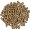 YTBYT 200 perline per capelli foderate in silicone, a sinistra, 4,0 mm, per extension (biondo scuro)