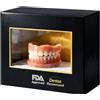 TAHJOS Faccette Dentali, Kit per Dentiera Completa Superiore e Inferiore, Riparazione Temporanea Denti Finti da Applicare da Soli, Ideale per Sostituire Denti Mancanti in Modo Discreto