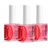 Outlet Nails Olio per cuticole alla fragola, 15 ml, 3 unità | Ideale per unghie, manicure francese, nail oil