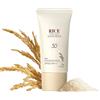 Soelegant Rice Sunscreen SPF50+, crema solare giornaliera con puro sollievo minerale, formato da viaggio per tutti i tipi di pelle, cura della pelle del viso, pelle nutriente, lozione per il viso resistente