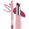 Tktouci Balsamo Labbra Colorato Idratante - Rossetto Idratante - Nutriente Lucidalabbra Opaco A Lunga Durata Effetto Volumizzante per Cura Giornaliera e Notturna