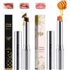 Desing Wish 2 Pezzi Black Honey Rossetto Nero Lunga Durata Set Burrocacao Colorato Lucidalabbra Lip Stain Tint Rossetti Kit tinta Labbra Lipgloss Lipstick Trucco Labbra Regalo Trucchi Donna