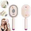 Generico Electric Spray Air Cushion Massage Comb,2026 New Electric Spray Massage Comb,Rechargeable Anti-Static Hair Brush,Self-Cleaning Anti-Tangle Detangling Brush, for Reduce Frizz,Nourishes Hairs (Pink)