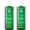 VICHY | NORMADERM | Gel Detergente Purificante Intenso | Per pelli grasse e a tendenza acneica | Elimina impurità e sebo in eccesso | Ipoallergenico e non comedogeno | 2x 400 ml