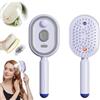 Generico Electric Spray Air Cushion Massage Comb,2026 New Electric Spray Massage Comb,Rechargeable Anti-Static Hair Brush,Self-Cleaning Anti-Tangle Detangling Brush, for Reduce Frizz,Nourishes Hairs (Purple)