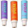 Wild Confezione con ricariche per balsamo labbra Wild SPF 25-3 ricariche di balsamo labbra Coconut & Vanilla, Peach & Mango e Original - naturale al 98%, con burro di karité - Senza cera d'api - Vegano