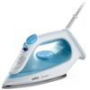 Braun TexStyle 1 SI1029BL, Ferro da Stiro Antiaderente, 120g/min Colpo Vapore, Sistema Decalc & Funzione Spray, Riscaldamento Rapido (35s), Adatto Acqua Rubinetto, EcoMode, Serbatoio 220ml, 1900W, Blu