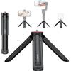 VIDIFY UURIG TP-05 Mini treppiede per fotocamera DJI Pocket 3 - Bastone portatile per selfie con impugnatura per webcam da tavolo con vite da 1/4 supporto per telefono e luce Vlog