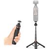 VRIG Express VRIG - Mini treppiede estensibile per fotocamera Insta360 Luna Ultra, 15,6 | Pocket Selfie Stick Desk Table Stand Handle Grip con vite da 0,6 cm per Insta360X6/X5/X4, DJI Osmo Pocket 4/3, Xtra Muse,