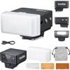 Godox iT20-R iT20 R Flash della Fotocamera con Diffusore Bianco Speedlite 6 Livelli di Potenza 700 Flash a Piena Potenza TTL Camera Flash con Chip Colorato Magnetico Hot Shoe per Ricoh GRIII (Nero)