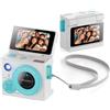 Oxxggkao 1080P Pollice Piccola Macchina Fotografica Sport Piccolo Videoregistratore Leggero Portatile per Schermo a Colori Video Pocket Action