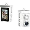 Piceioep Fotocamera 1080P retrò Telecamere Vlog in miniatura da 8, 6 Telecamera registrazione video da 8, 6 milioni per retrò Natale Capodanno