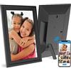 Sungale - Cornice cloud da 10 pollici, design elegante e squisito, display touch IPS HD, archiviazione cloud gratuita da 20 GB, gestione remota tramite computer o app, configurazione senza sforzo
