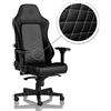 Noble Chairs HERO — Sedia Gaming Similpelle PU Nero/Platino