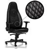Noble Chairs ICON Real Leather — Sedia Gaming Pelle Vera Nero