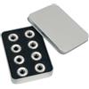 FytStycale 16 Cuscinetti a Sfera per Pattini a Rotelle 608RS-9, Funzionali, Ad Alta velocità, di Ricambio per Accessori da Skateboard E Pattinaggio su Ghiaccio, Bianco