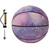 Générique Pallone da Basket Fosforescente - Palloncino da Basket Luminoso Olografico, Palloncini Da Baskket Riflettenti | Palla In Pelle PU Lucida | Palloncini Da Baskket Composti In Pelle PU