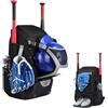 Generico Zaino per attrezzatura da baseball per softball - Gancio per recinzione extra large Cinghie regolabili Borsa per trasporto attrezzatura sportiva | Calcio giovanile Scuola di calcio Viaggio Allenamento