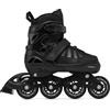 RAVEN Pattini in linea Inline Skates per bambini e adulti OPZIONALE 2in1 con Pattini da ghiaccio regolabili (Oxen Black senza pattini, 38-42 (25cm-27,5cm))