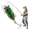 Puwaiio Esche da pesca per acqua, Esche da pesca per acqua | Esca da con esca per spigola,Attrezzi da, esche da realistiche, esche da, per cicala per dello stagno