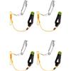 Vjsujehgy 4 Pezzi Plus Line Release, 17 Pollici Downrigger Release Stacker Clip Leader da Pesca con Clip Un Scatto per Palangari