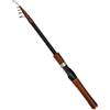 Generic Canna da pesca pieghevole | Canne da baitcasting | Canna da pesca pieghevole telescopica, risposta sensibile per serbatoi, flussi