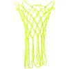 TOYANDONA Rete da basket fluorescente di ricambio, 50 cm, in nylon giallo, 12 ganci, per competizioni all'aperto, canestro da basket