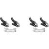 Vjsujehgy 4 Set Pesca nel Mare Grilletto Cannone Surf Pesca Grilletto Aiuto Bobina Fissa Aiuto al Lancio Pulsante Pollice Accessori per la Pesca