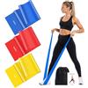 Generico Elastici Fitness 3er Set, Fascia Elastica Fitness con 3 Livelli di Resistenza, Fasce di Resistenza, per Allenamento Muscolare e Yoga