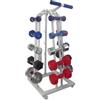 Generico Scaffale For Manubri Pesanti A 5 Livelli, Carrello For Attrezzature Da Palestra, Facile Spostare Con Maniglie In Schiuma, Può Contenere 20 Piccoli/10 Paia, Capacità Di Peso 200 Kg