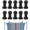 Generico Trampoline Net Hats for Poles - Trampolines Replacement Post Toppers | Trampoline Pole Caps | 10 Piece Set, 0.98 Inch Diameter Fit, Weatherproof Garden Backyard Park Playground Maintenance Repair
