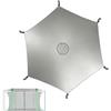 Generico Copertura Superiore Per Trampolino - Tessuto Parasole Protettivo Resistente, Telo Per Trampolino Con Protezione Foglie | Per Il Cotile All'aperto Giochi Portico Cortile Giardino Cortile Patio P