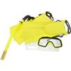 ADOCARN Set Snorkeling Ragazzo Ragazza per Festa Estiva Occhialini Nuoto, Scarpe da Immersione Taglia 30-35, Leggero e Ampia Visuale, per Mare e Piscina