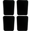 Jotekonoby 4 Pz Parastinchi Da Sci Tagliabile Snowboard Parastinchi Per Boot Liner Memory Foam Protezione Nero Multi-Sport Gear Accessori Sport Invernali