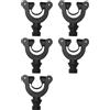 Vjsujehgy 5X Supporto per Clip per Supporto da Paddle Montato per Stand Up Paddle Board e Kayak, Montato su Binario Lato Deck - Resistente e Leggero