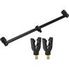 Arythia Supporto Canna da Pesca, Reggicanna Pesca in Lega di Alluminio Resistente, Rest per Canna da Pesca Antiscivolo, Accessorio Pesca Universale per Fiume Lago Barca (4 heads 45cm bracket +