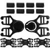Garneck Set 4 Unitá Fibbie per Occhialini da Nuoto in Plastica, Accessorio per Occhiali da Immersione Comodo e Facile da Usare, per Vacanze Estive