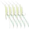 Generic Ami Per Pesce Gatto | 5 Ami Marigane con Gamberi Esche al Buio - Esche Realistiche per Pescare Surf Casting Kayak Lago Bar Trota
