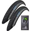 Schwalbe 2 pneumatici Schwalbe Marathon 32-559 GreenGuard 26 x 1,25 per bicicletta