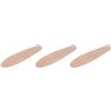 Vjsujehgy 3X 22 Pollici Blank Skateboard Deck Natural 55.5X15cm Maple Banana Scorrevole Cruising Skating Single Rocker Board Deck DIY
