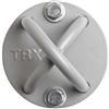 TRX Training - Gray X-Mount - Punto di ancoraggio - Installa quasi ovunque - Durevole e discreto