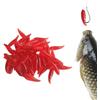 Generico Verme da pesca, kit verme da pesca per spigola | 50 esche da senza erbacce con verme del pane | Esche da realistiche per acqua, testa di serpente, trota, persico sole, acqua salata