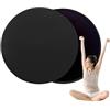 Generisch Core Sliders - Confezione da 2 dischi scorrevoli laterali per pilates, strumento di allenamento per il fitness, sistema di allenamento di equilibrio, schiuma + ABS, design a basso attrito