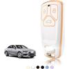 TOOMUME Cover Chiave Auto per Audi A4 B9 Avant A5 A3 Q5 Q7 Q2 TT TTS TTRS | Silicone Morbido, Antiurto, Anticaduta, Antigraffio, Custodia Protettiva Chiave per S4 S5 SQ5 SQ7 RS Allroad Sportback S Line