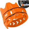 Generico Copertura Protettiva per Tubo di Scarico Moto | Rivestimento Protettivo Per Estremità Posteriore Moto - Fascia Elastica per Silenziatore - Per Appassionati e Professionisti