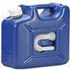 hünersdorff Tanica AdBlue da 10 l, tanica riutilizzabile con tubo di scarico, compatibile con il bocchettone di rifornimento AdBlue, vuota