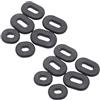 Yecnecty 2 set universale moto copertura laterale in gomma passacavo pad 83551-300-000 17247-303-000 per Honda CB CL SL XL 100/CB CT SL TL XL 125/CB 200 500 550 750